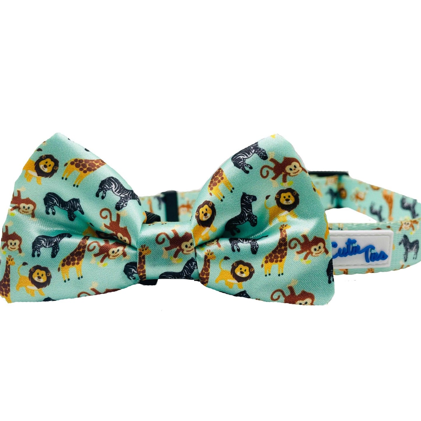 Cutie Ties Premium Durable Dog Bow Tie - Dog Hugs Cat