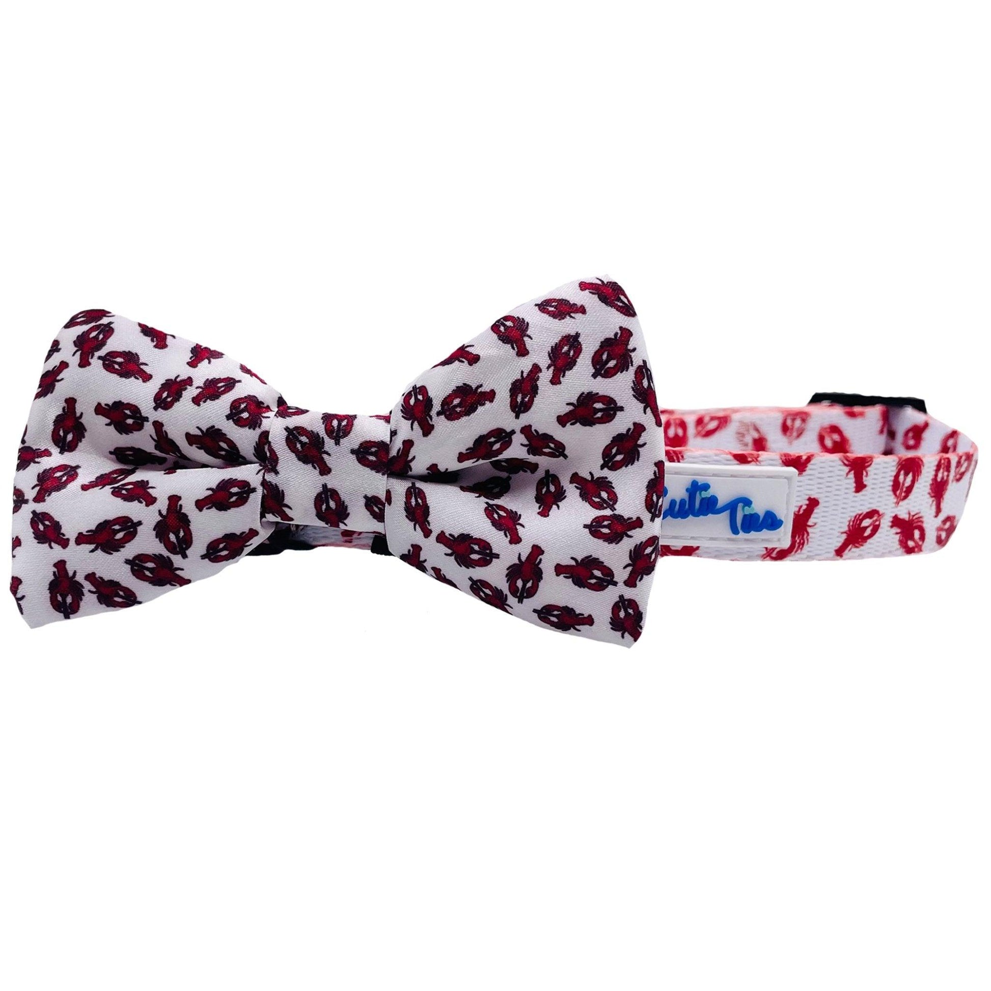 Cutie Ties Premium Durable Dog Bow Tie - Dog Hugs Cat