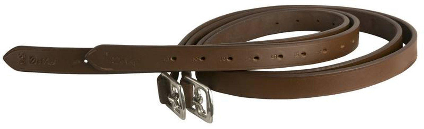 Da Vinci Classic European Leather Stirrup Leathers - Dog Hugs Cat