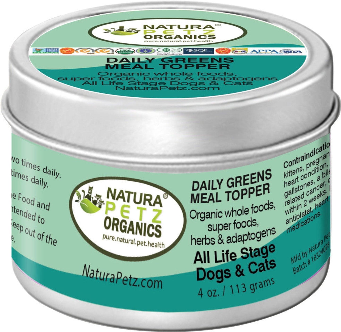 Daily Greens Glow Multi - Vitamin Meal Topper for Dogs and Cats - Dog Hugs Cat