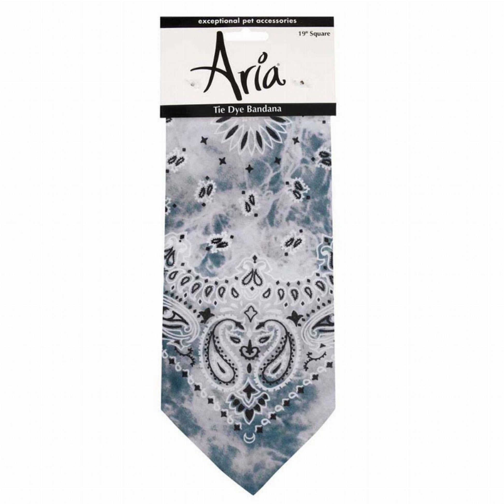 Dark Blue Tie - Dye Bandana by AR - Dog Hugs Cat