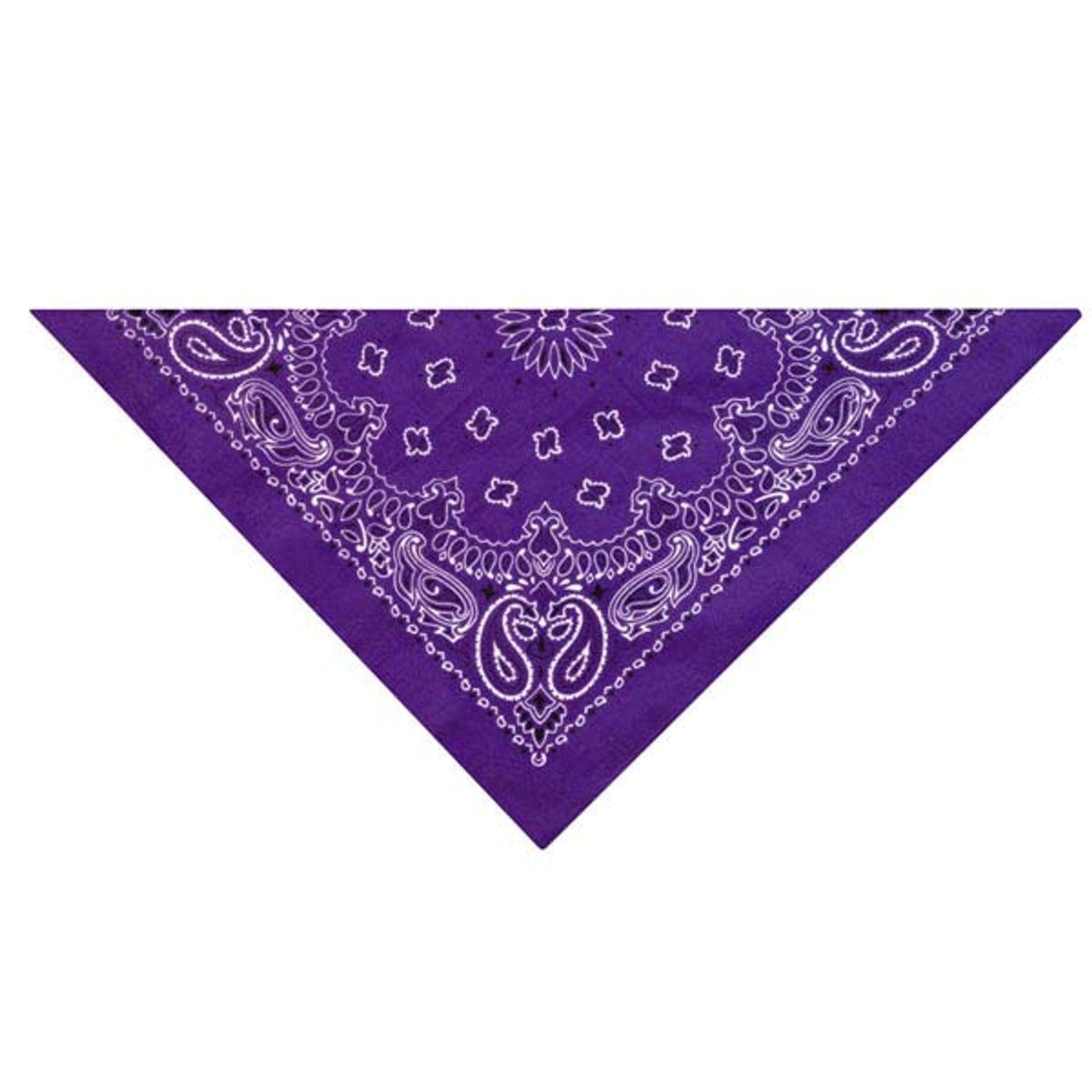 Dark Green Paisley Print Bandana - Dog Hugs Cat