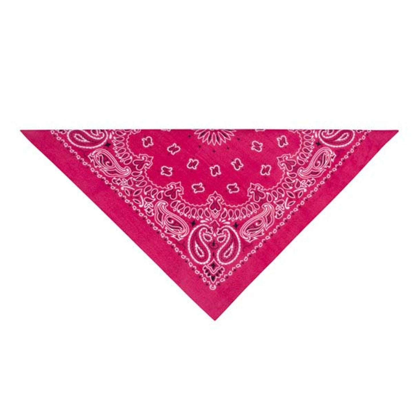 Dark Green Paisley Print Bandana - Dog Hugs Cat