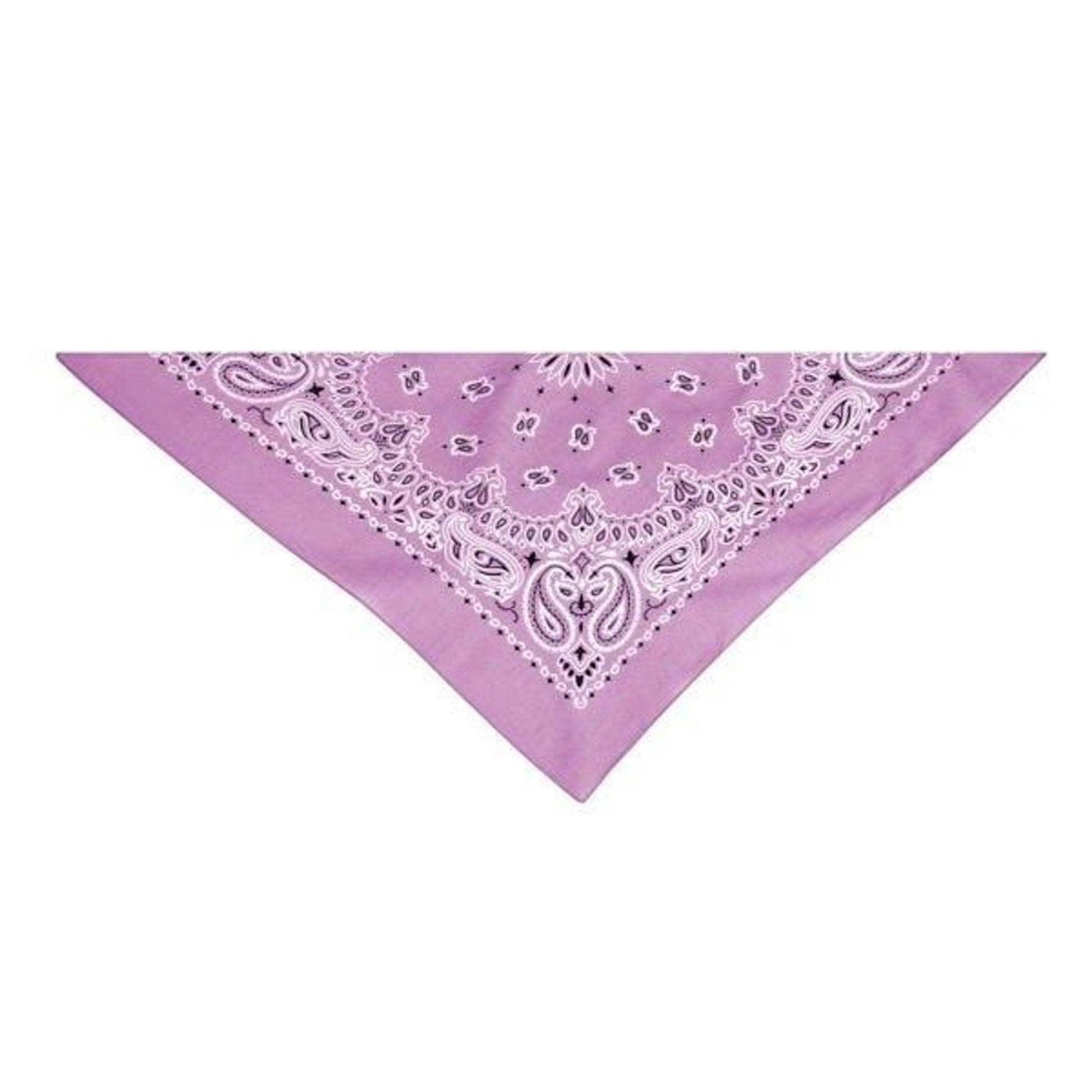 Dark Green Paisley Print Bandana - Dog Hugs Cat