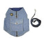 Denim Starry Sky Pet Vest Harness - Dog Hugs Cat