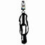 DGR 1in Adjustable Black Harness - Dog Hugs Cat