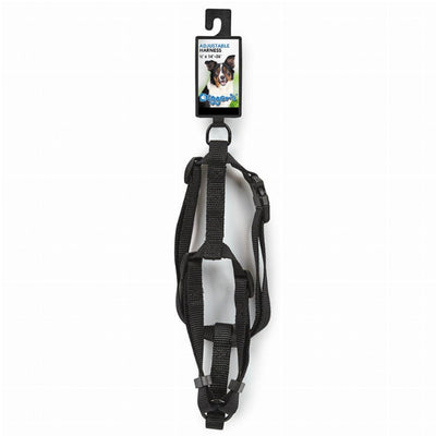 DGR Adjustable Black Dog Harness 5/8in - Dog Hugs Cat