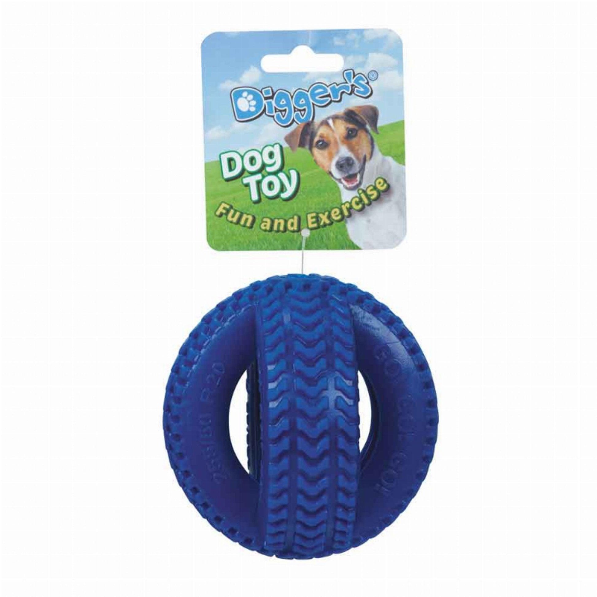 DGR Double Blue Motorcycle Tire - Dog Hugs Cat