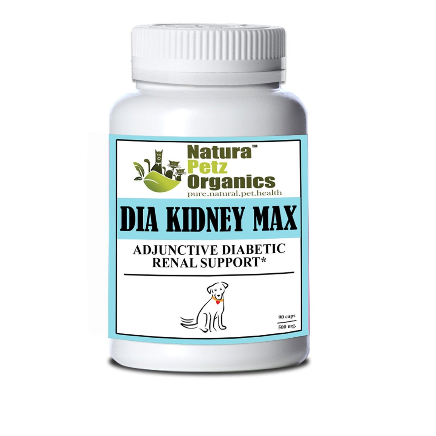 Dia Kidney Max Capsules for Enhanced Renal Support in Diabetic Pets - Dog Hugs Cat