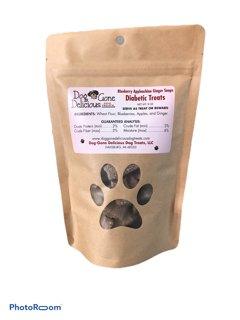 Dog Gone Delicious Blueberry Applechian Ginger Snaps 8 oz: All - Natural, Small Batch Dog Treats from Michigan - Dog Hugs Cat