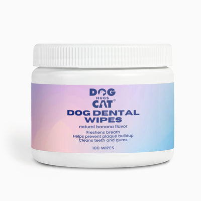 Dog Hugs Cat - Dog Dental Wipes - Dog Hugs Cat