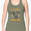 Dog Lover's Racerback Tank in Cotton - Poly Blend - Dog Hugs Cat