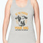 Dog Lover's Racerback Tank in Cotton - Poly Blend - Dog Hugs Cat