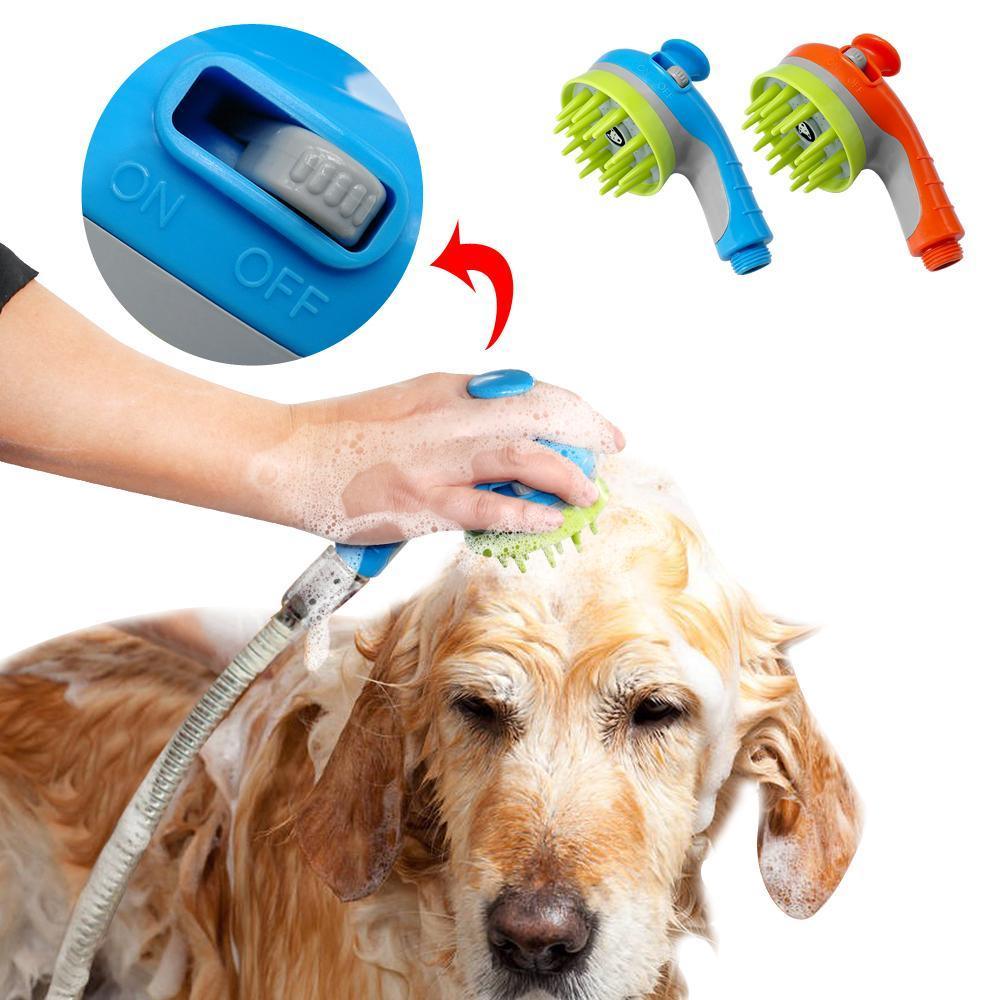 Dog Shower Brush - Dog Hugs Cat