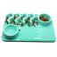 Dog Silicone Licking Pad Pet Licking Mat Silicone Mat Multifunctional Food Bowl - Dog Hugs Cat