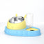 Double Bowl Stainless Steel Carrots Antiskid Pet Feeding Tool Tilt Design Carrot Appearance Dog Bowl - Dog Hugs Cat