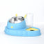 Double Bowl Stainless Steel Carrots Antiskid Pet Feeding Tool Tilt Design Carrot Appearance Dog Bowl - Dog Hugs Cat