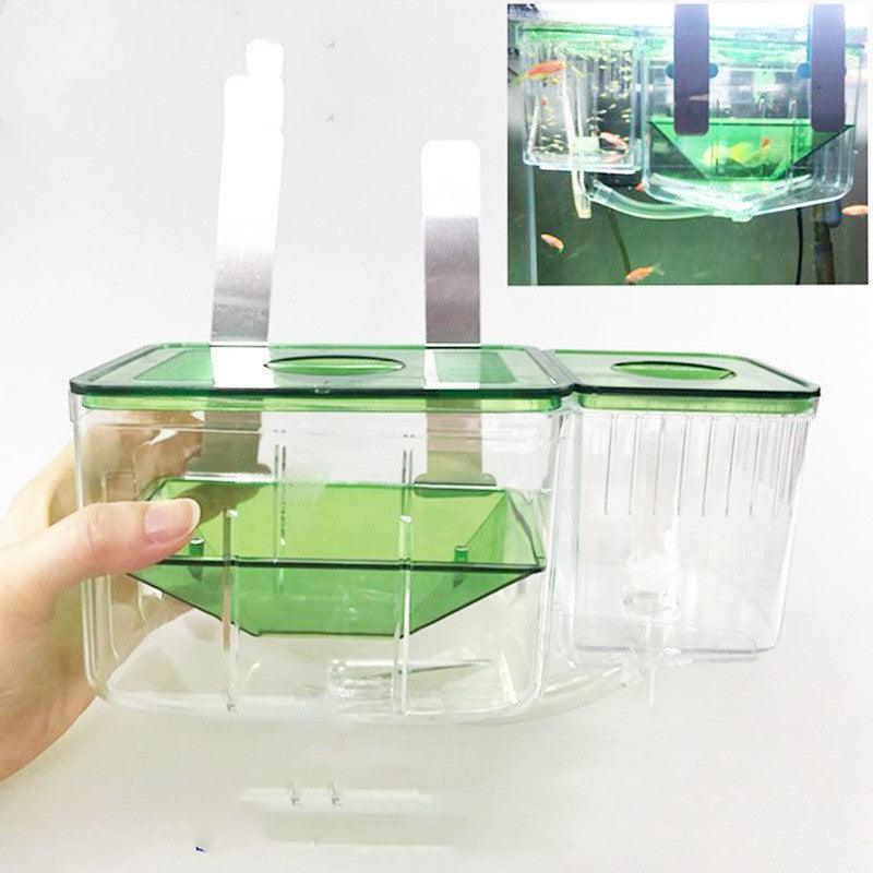 Colorful Fish Breeding Rack Double Layer Floating Fish Breeding Box - Dog Hugs Cat