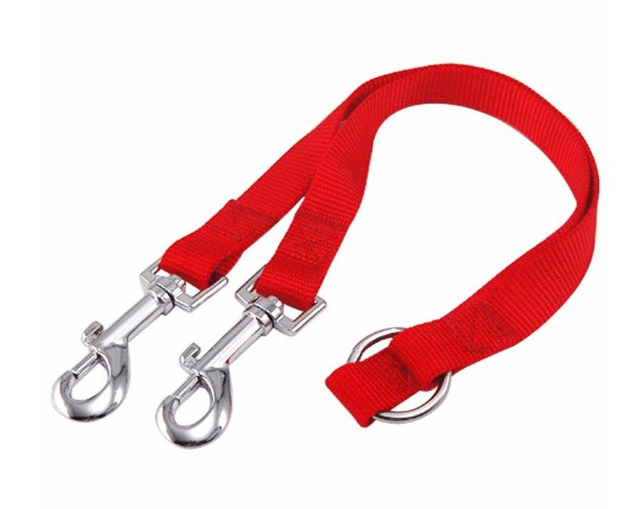 Double Trouble Dog Leash Coupler - Walk Two Dogs With Ease! - Dog Hugs Cat