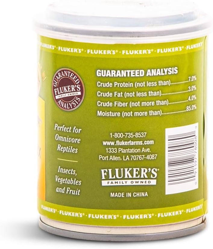 Flukers Gourmet-Style Canned Omnivore Reptile Mix