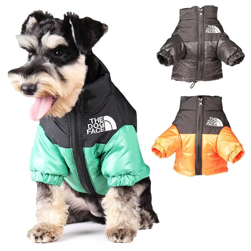 Windproof Winter Dog Jacket: Elegant Cold-Weather Attire for Various Breeds