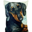 WaterColor Dachshund 12x18 Pillow Cover by George Dyachenko