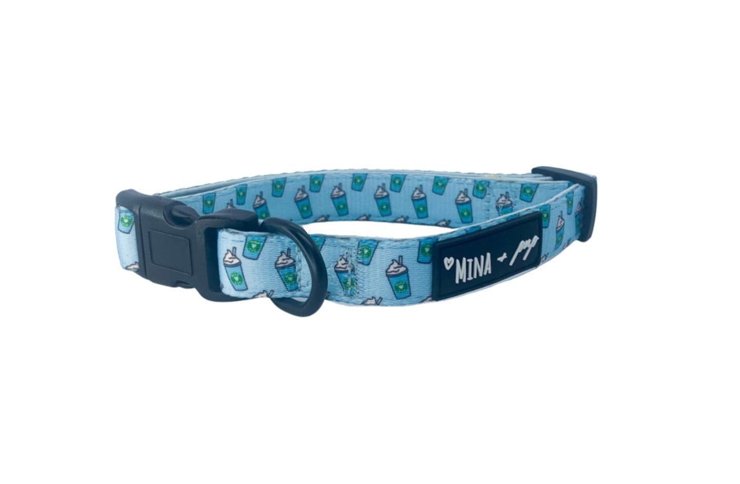 Pupshake Blue Comfort Collar with Neoprene Padding