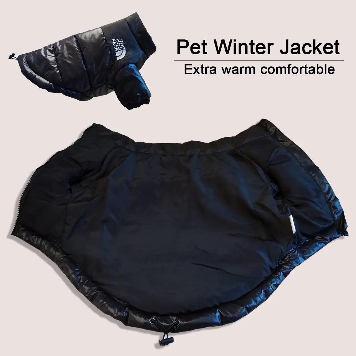 Windproof Winter Dog Jacket: Elegant Cold-Weather Attire for Various Breeds