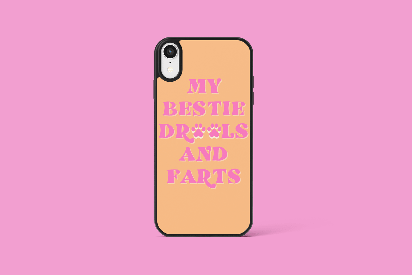 My Bestie Drools and Farts - Dog Lover's High-Quality Phone Case