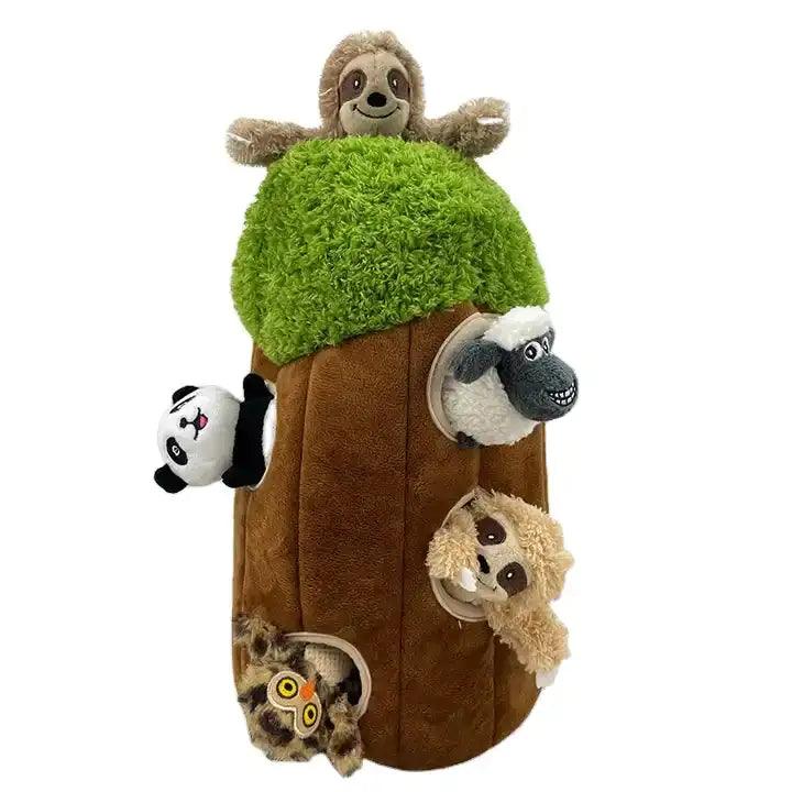 Woodland Hide and Seek Interactive Dog Toy