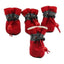 Winter Warm Anti-Slip Dog Shoes - Set of 4