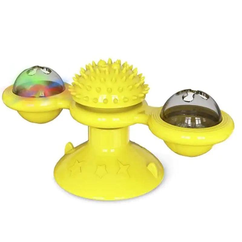 Windmill Cat Toy with Treat Compartments