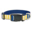 Sunshine Stripe - Handcrafted Nylon Dog Collar