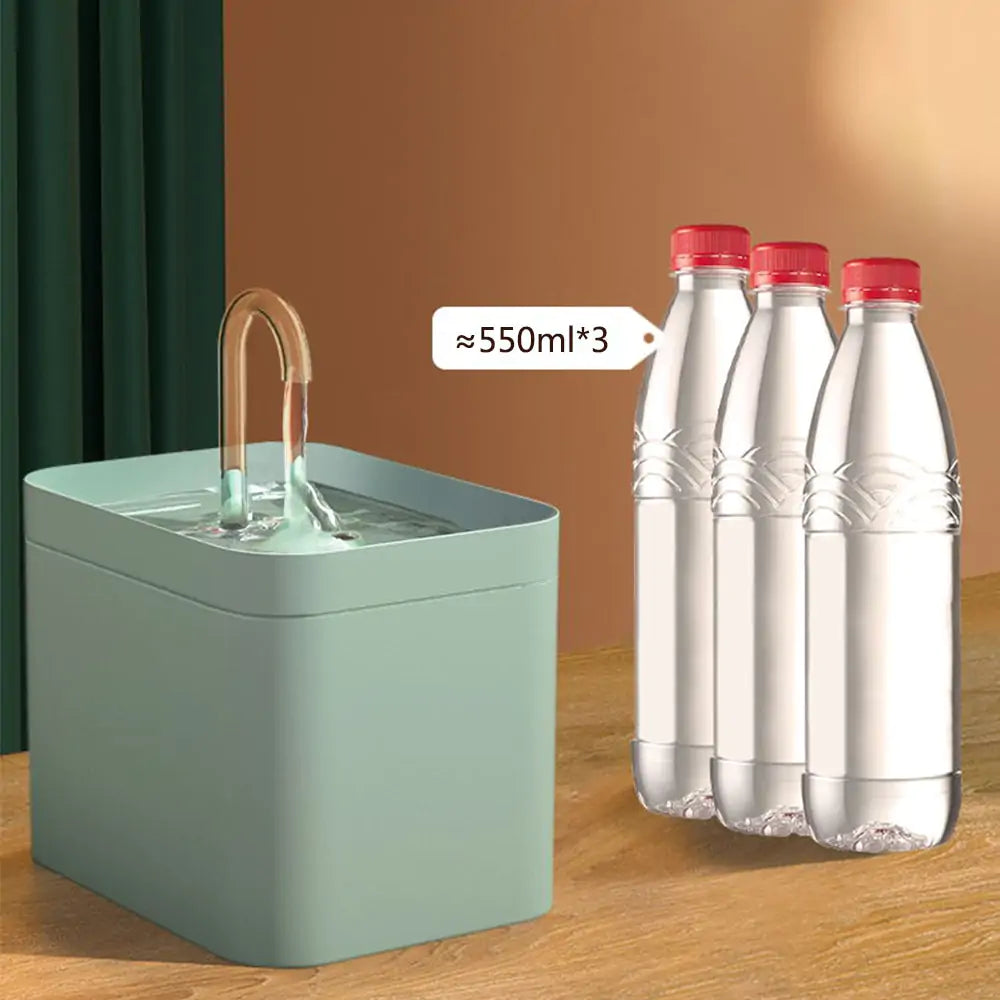 1.5L Automatic Pet Water Dispenser with 3 Flow Speed Settings
