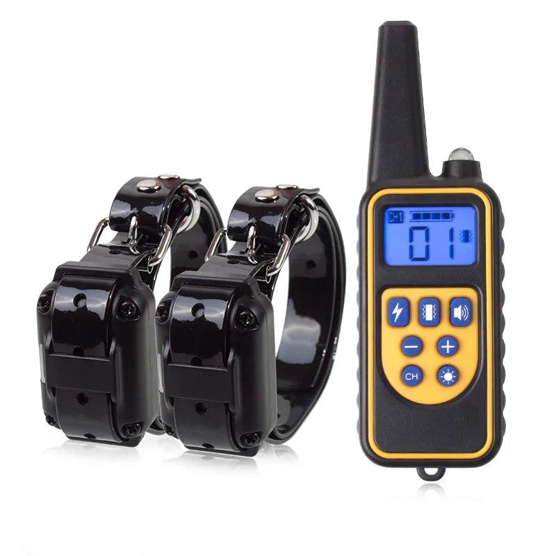 Waterproof Electric Dog Training Shock Collar with Long-Distance Remote Control