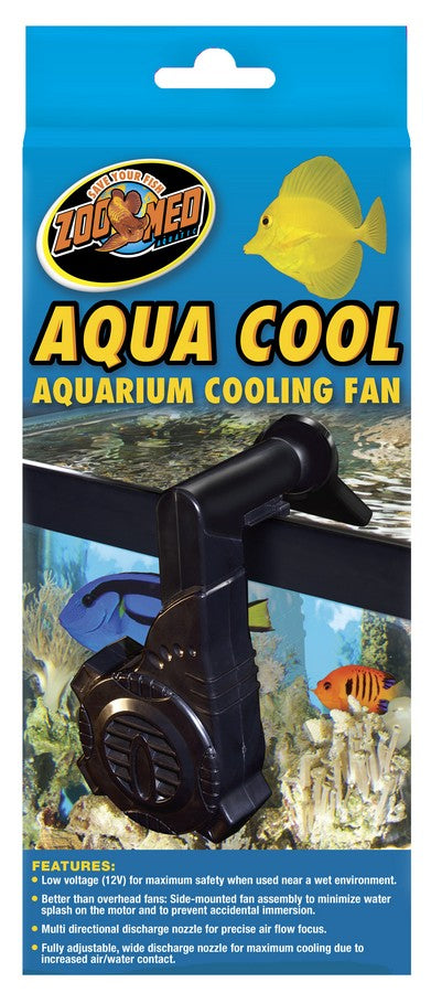 Zoo Med Aqua Cool Aquarium Cooling Fan with Side-Mounted Design