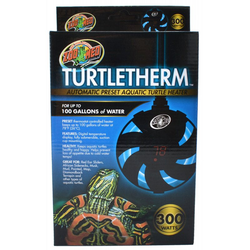Zoo Med Turtletherm Aquatic Turtle Heater - Precisely Preset for Safe and Cozy 78°F Environments