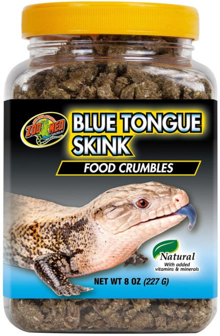 Zoo Med Blue Tongue Skink Nutrient-Rich Food Crumbles