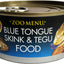 Zoo Med Zoo Menu Blue Tongue Skink & Tegu Food - High-Protein Canned Diet for Large Carnivorous Lizards