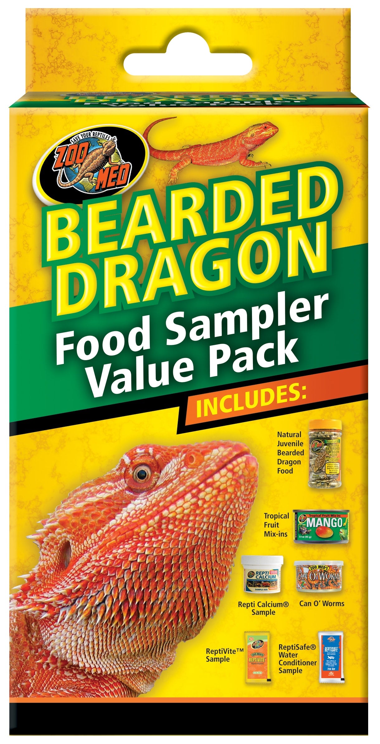 Zoo Med Bearded Dragon Food Value Pack with Premium Samples