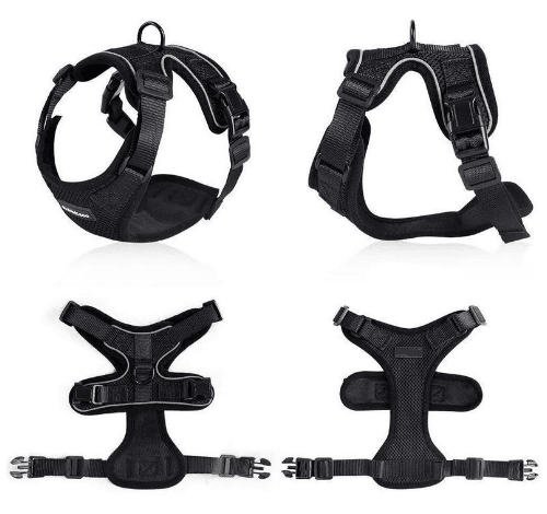 Escape Proof Cat Vest Harness And Car Seat Belt Adapter Adjustable Reflective Cat Harness Soft Mesh Harness For Kitten Puppy - Dog Hugs Cat