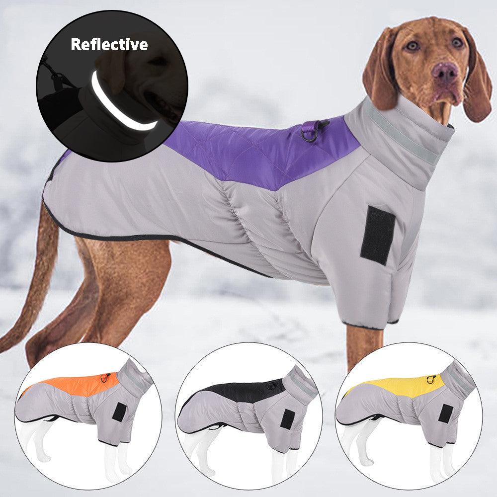 New Pet Dog Clothes Thickened With Reflective Warmth Pet Supplies - Dog Hugs Cat