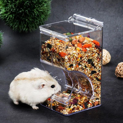 Hamster Feeder Food Box Can Be Fixed - Dog Hugs Cat