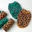 Knitted Dog Leopard-Print Sweater Small Dog Pet Dog Cat Clothes - Dog Hugs Cat