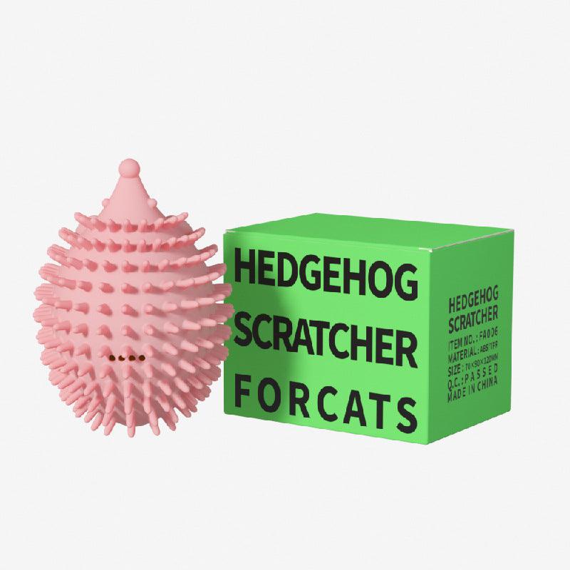 New Pet Toy Hedgehog Cat Corner Tickler Cat Mint Hair Remover Cat Toy Supplies Cat Toys Cat Massage Ball - Dog Hugs Cat