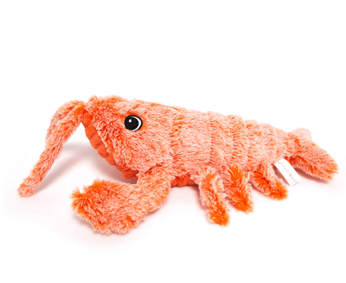 Pet Toys Electric Jumping Shrimp Usb Charging Simulation Lobster Funny Cat Plush Pets Toy - Dog Hugs Cat