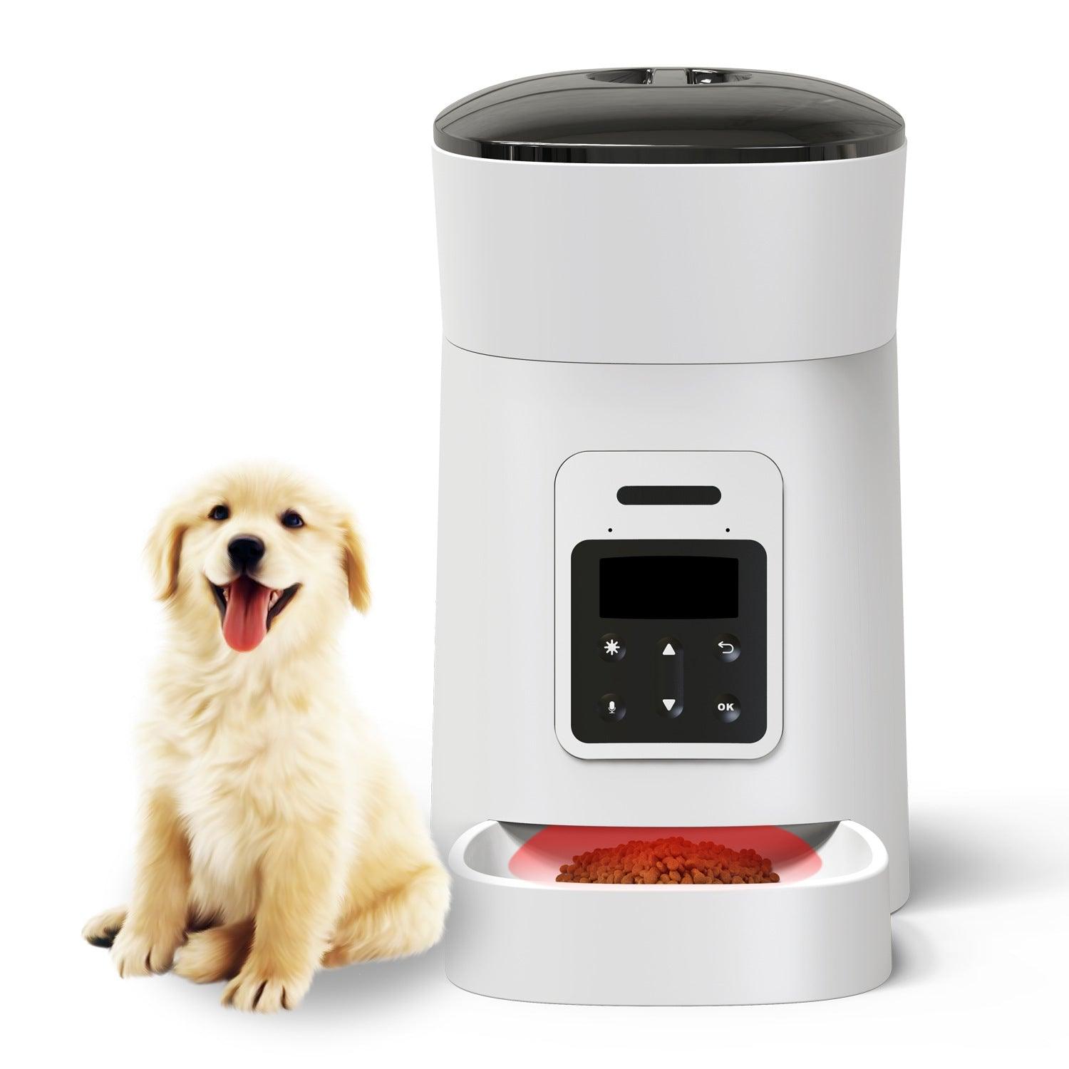 Automatic Pet Feeder - Dog Hugs Cat