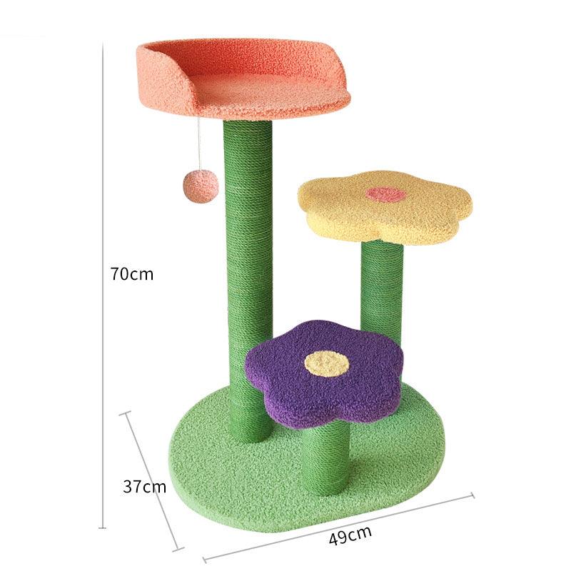 Cat Tower Cat Scratch Board Wear-Resistant Cat Climbing Tree - Dog Hugs Cat