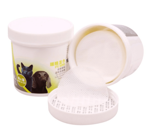 Pets To Tears Wipes Teddy Bear Xiong Bomei Cat Eyes Tear Stains Cleaning Paper Towels Pet Supplies 100 Pieces - Dog Hugs Cat