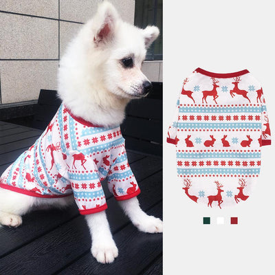 Christmas Series New Dog Clothes - Dog Hugs Cat